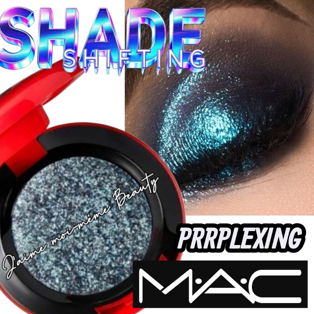 MAC Prrrplexing Shade Shifting METALLIC Duo Chrome eyeshadow- ICY BLUE